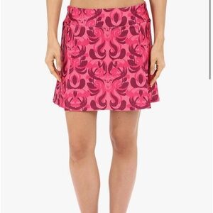 Womens NWT Stoneware skirt, dry, flex, moisture, wicking, beautiful pink print
